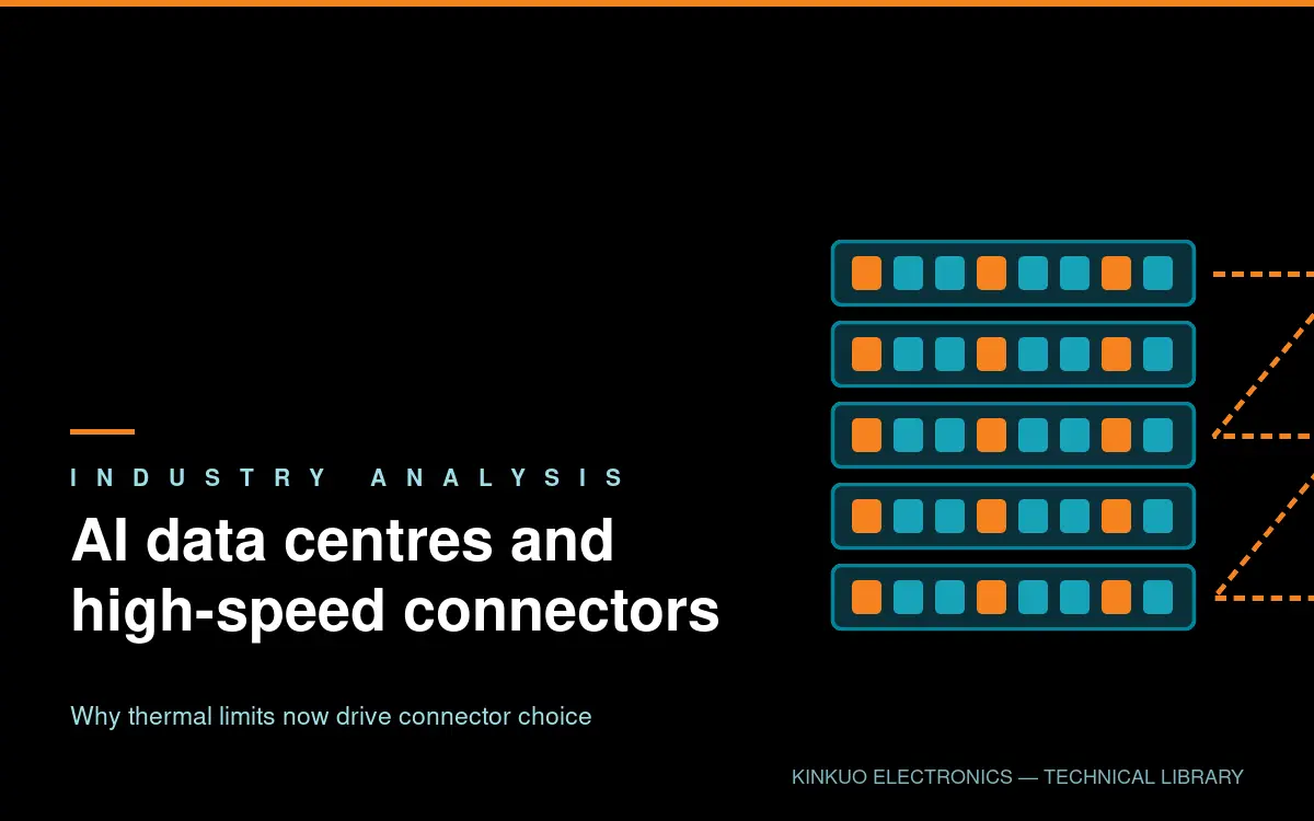 Why AI Data Centres Are Driving Demand for High-Speed Connectors — KINKUO technical guide