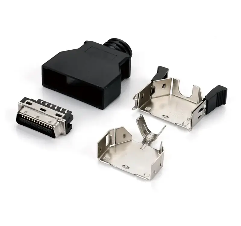 SCSI 26Pin Male Connector With ABS Hood(Latch Type) — Ribbon Type for Cable from KINKUO