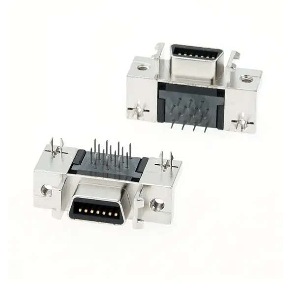 SCSI 14Pin Female R/A DIP Type Connector