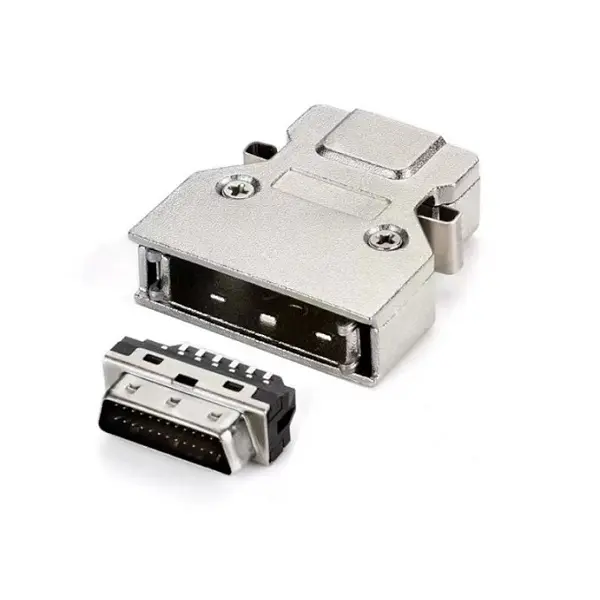 SCSI-II 26Pin Male Connector With ZINC Hood(Latch Type)