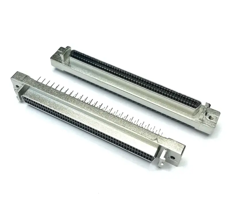 SCSI-II 100Pin Female V/T DIP Type Connector For PCB — Pin Type for PCB from KINKUO