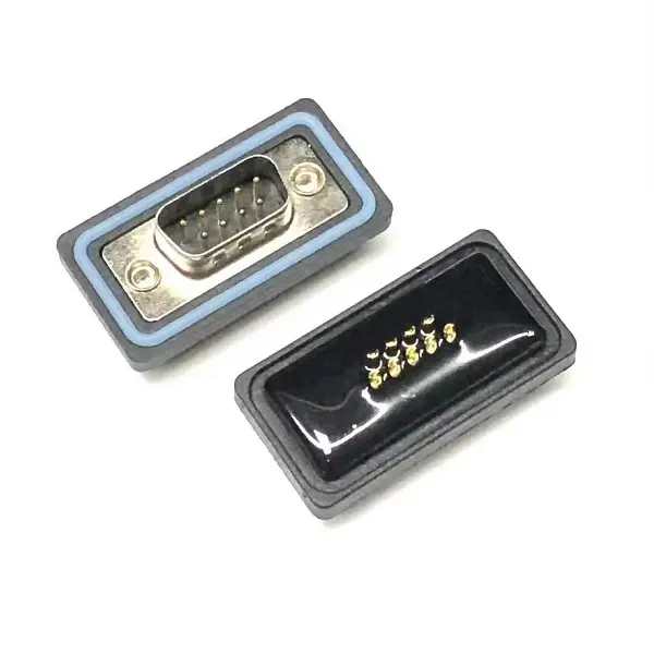 D-SUB 9Pin Male Waterproof Panel Mount Connector