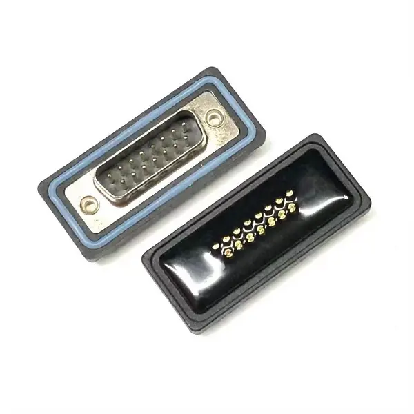 D-SUB 15Pin Male Waterproof Panel Mount Connector