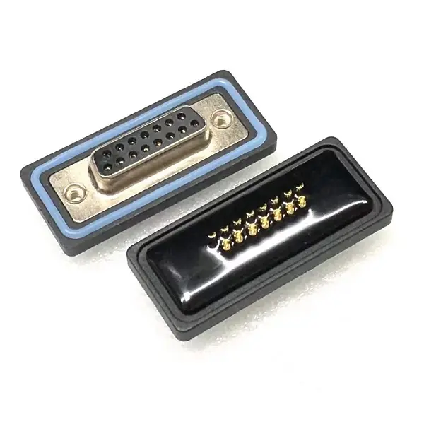 D-SUB 15Pin Female Waterproof Panel Mount Connector