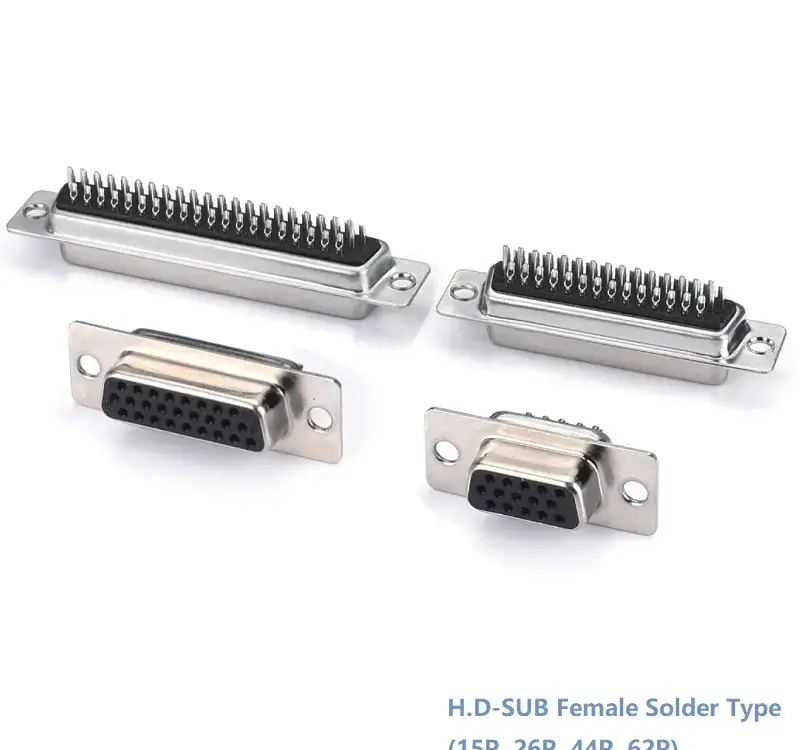 44P 62P Series — H.D-SUB Female Solder Type Connector(15P, 26P, 44P, 62P)Series — Standard Type For Cable from KINKUO