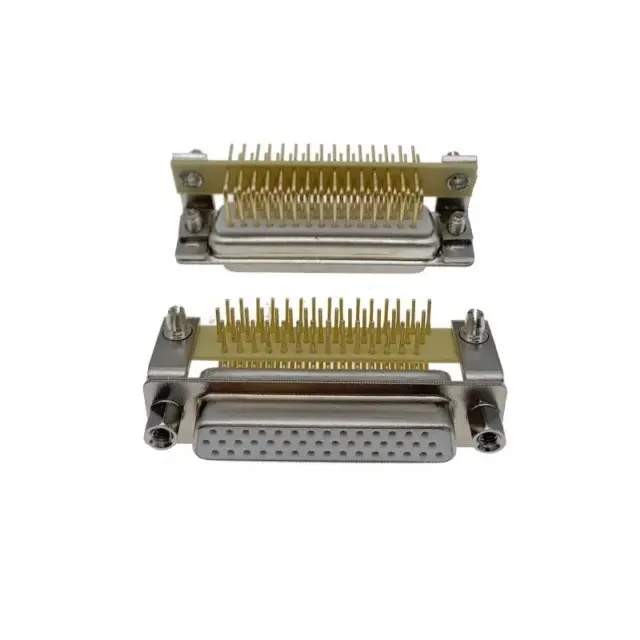 H.D-SUB 44Pin Female Machined PIN R/A Type Connector For PCB