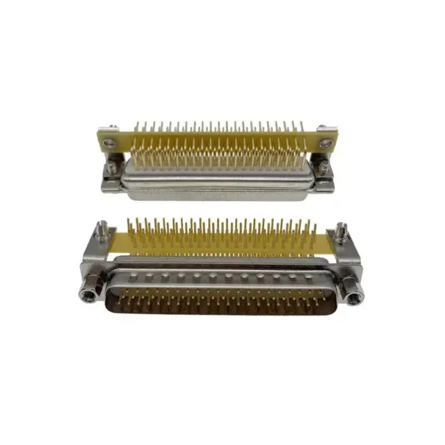 H.D-SUB 62Pin Male Machined PIN R/A Type Connector For PCB