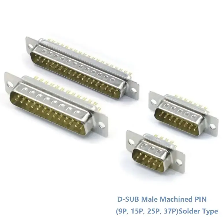25P 37P Series — D-SUB Male Machined PIN Solder Type Connector(9P, 15P, 25P, 37P)Series — High-quality For Cable from KINKUO