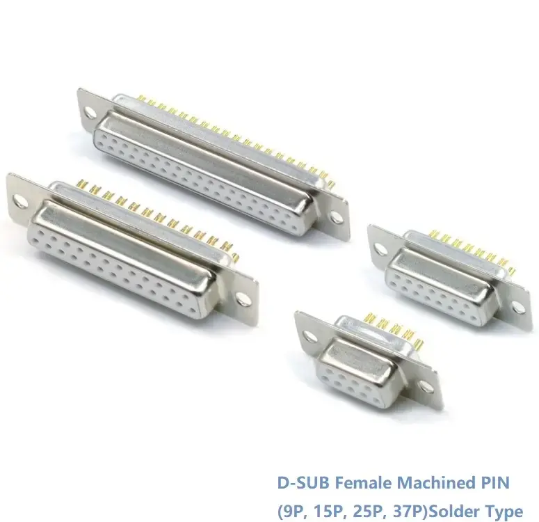 25P 37P Series — D-SUB Female Machined PIN Solder Type Connector(9P, 15P, 25P, 37P)Series — High-quality For Cable from KINKUO