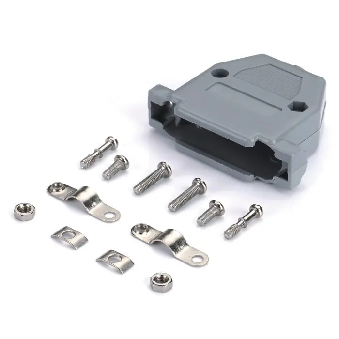 D-SUB 25Pin HDB — D-SUB 25Pin(HDB 44Pin)ABS Hood (Short Screw) — ABS Plastic Hood from KINKUO