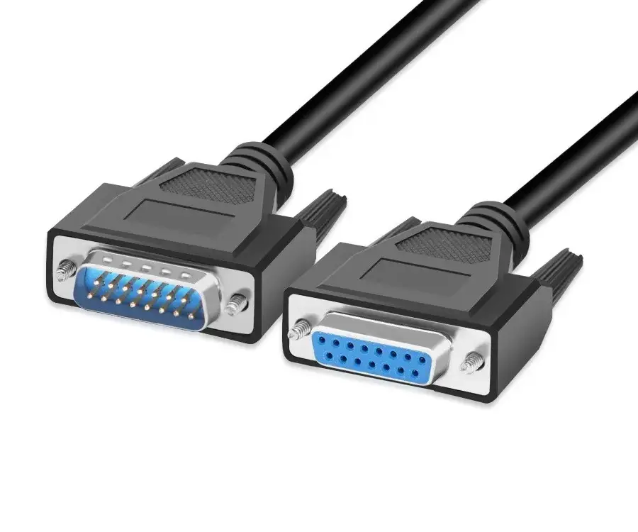 D-SUB 15Pin Male to Female Cable — 9P, 15P, 25P, 37Pin from KINKUO