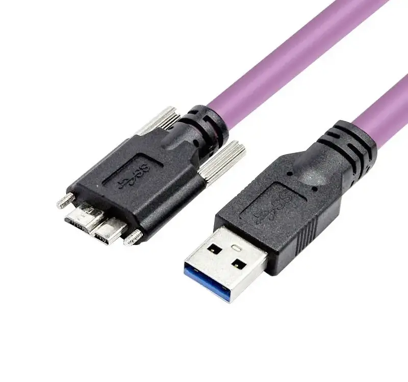 USB 3.0 Micro-B Industrial Camera Data Cable — Camera Link Cable from KINKUO