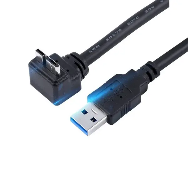 USB 3.0 AM to Micro-BM R/A Type Cable