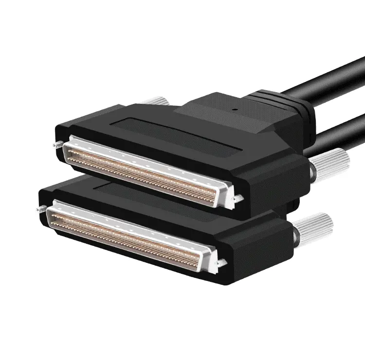 SCSI-II 100Pin Cable PVC Molding Screw Type — 100Pin from KINKUO