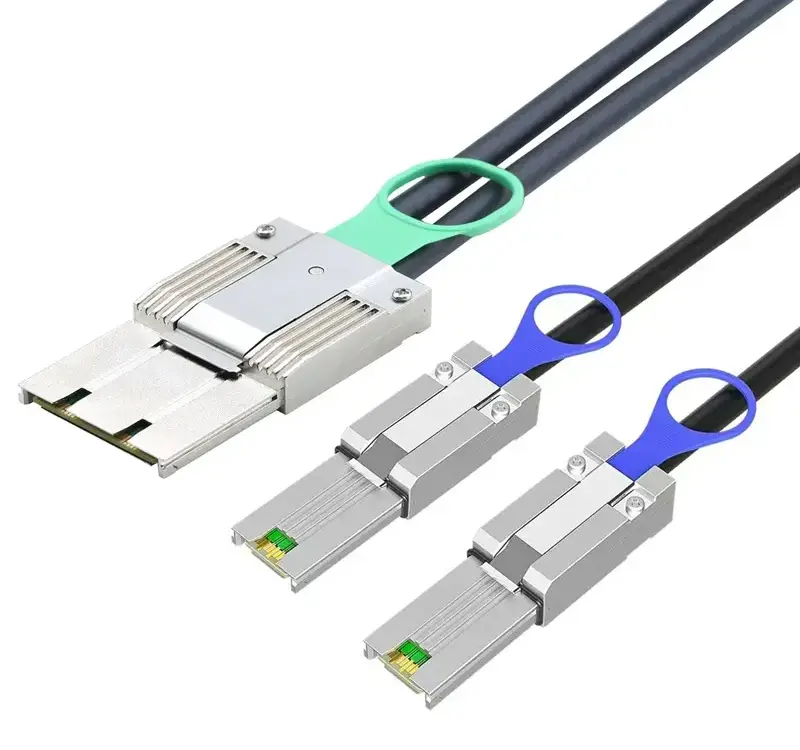 2x SFF-8087 Cable — iPASS X8 to (2x) SFF-8087 Cable — iPASS Series from KINKUO