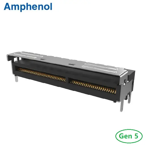 MCIO 124Pin R/A Type Connector PCIe Gen5