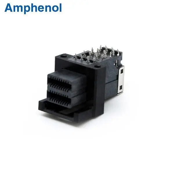 MiniSAS HD 36Pin 1×1 R/A Connector