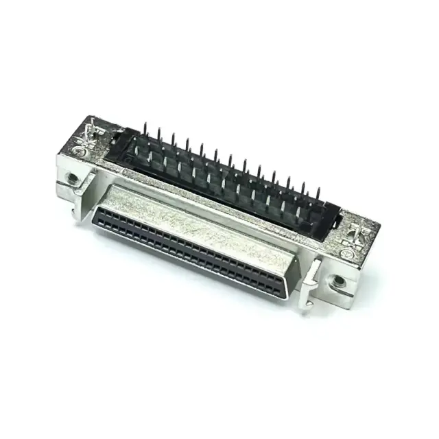 SCSI MDR 50Pin Female Connector, Right Angle PCB