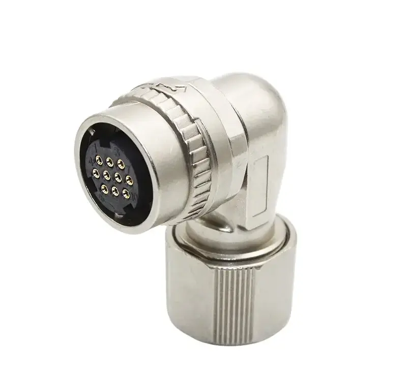 CM10-10P Female R/A Type Connector (CM10-AP10S) — Servo Connector from KINKUO
