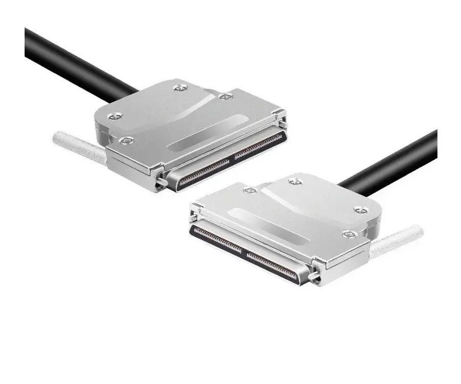 VHDCI 100Pin Male Cable Connector — product photograph