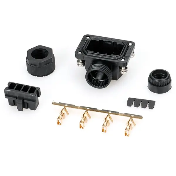 JN4 4Pin Waterproof Encoder Connector for Mitsubishi Motor  (JAE:  JN4FT04SJ1-R)