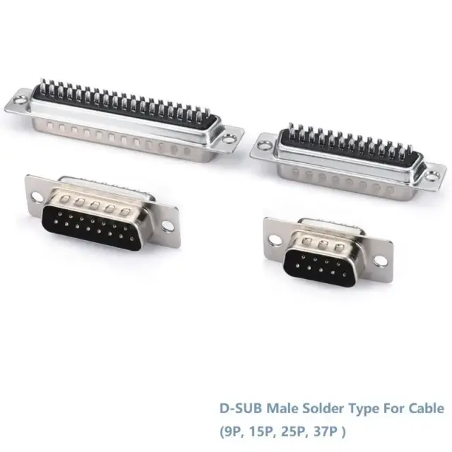 D-SUB Male Solder Type Connector(9P, 15P, 25P, 37P)Series