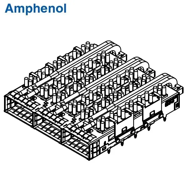QSFP28 1×3 Cage