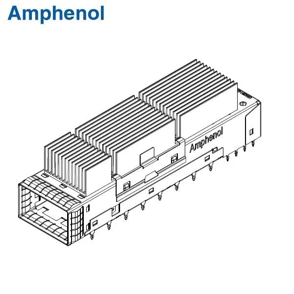 OSFP 1×1 Cage With Heat Sink