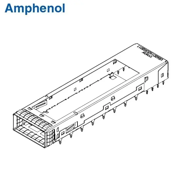OSFP-RHS 1×1 Cage (Top open)