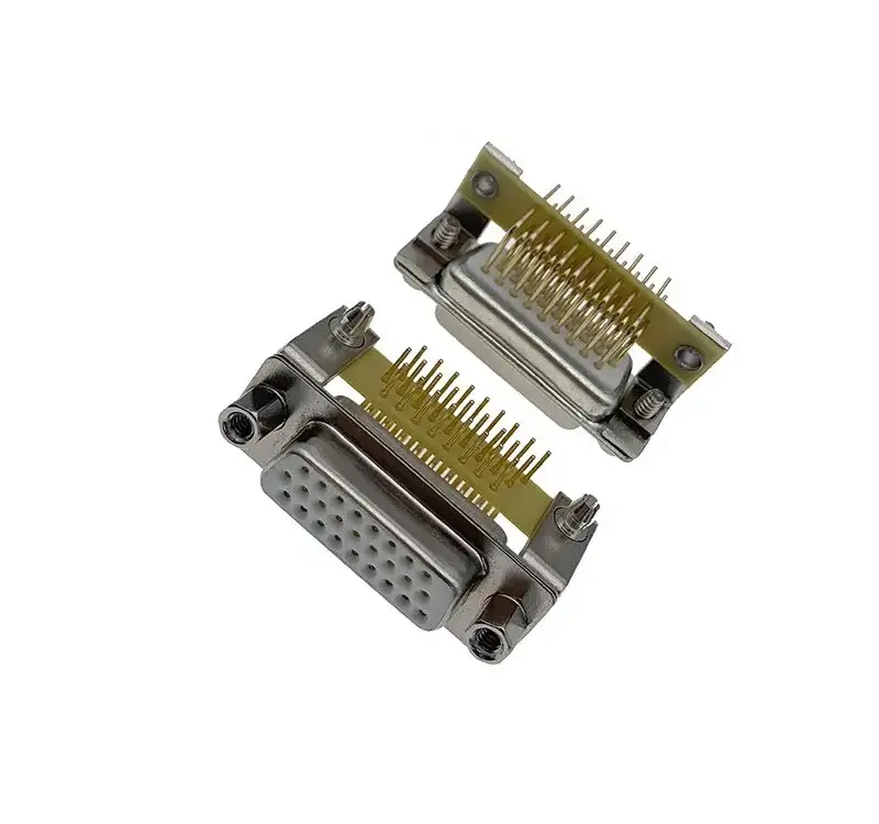 H.D-SUB connector — H.D-SUB 26Pin Female Machined PIN R/A Type Connector For PCB — product photograph