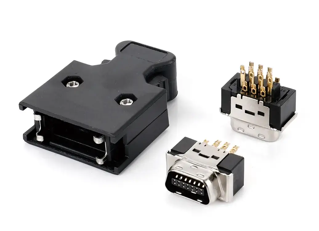 SM-14P Male Servo Encoder Connector Latch Type — Servo Connector from KINKUO
