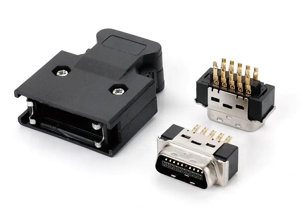 SM-20P Male Servo Encoder Connector Latch Type — Servo Connector from KINKUO