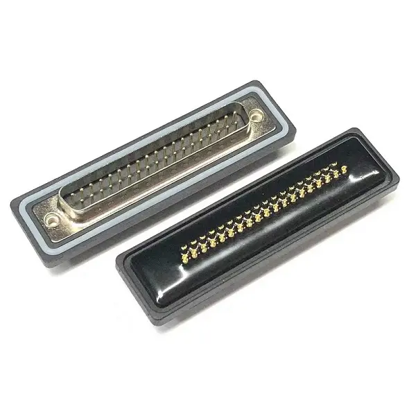 D-SUB 37Pin Male Waterproof Panel Mount Connector