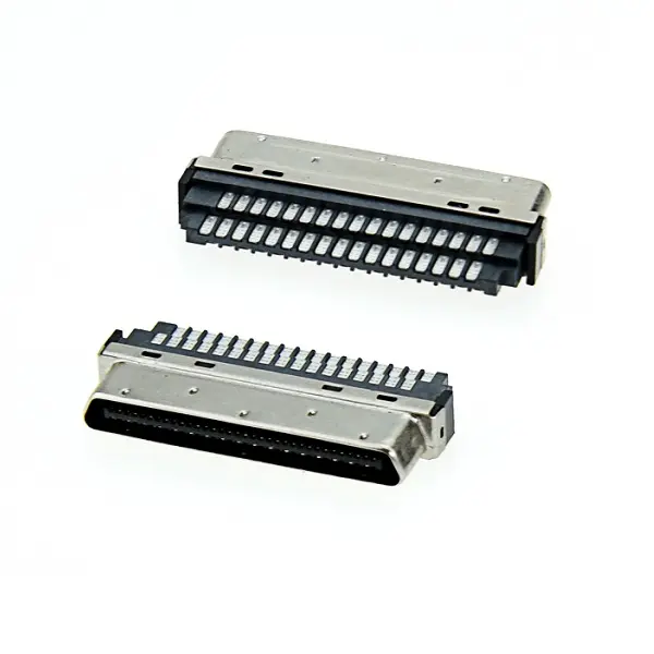 VHDCI 68Pin Male Connector Solder Type Pitch=0.8mm