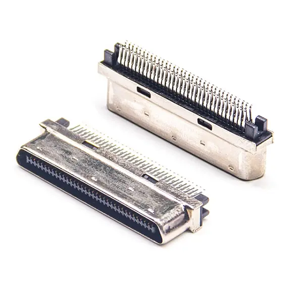 VHDCI 68Pin Male Connector CLIP Type Pitch=0.8mm