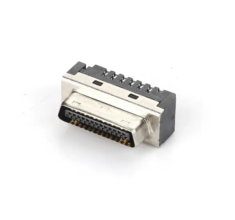DH Series 27Pin Male Connector Pitch=1.0mm Solder Type — VHDCI Connector from KINKUO