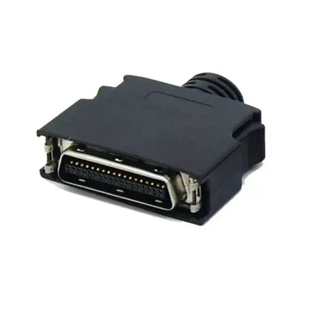 SCSI 36Pin Male Connector With ABS Hood Latch Type