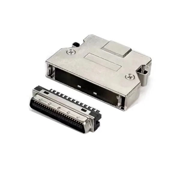 SCSI 50Pin Male Connector With Zinc Hood(Latch Type) — Ribbon Type for Cable from KINKUO