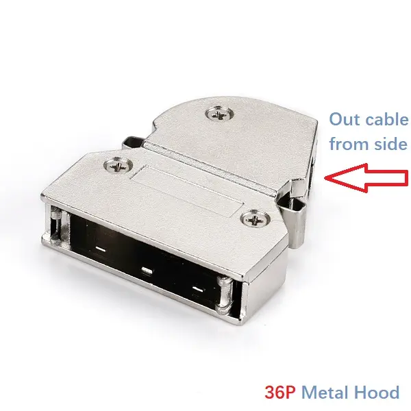 SCSI 36Pin ZINC Hood Latch Type(侧出线)