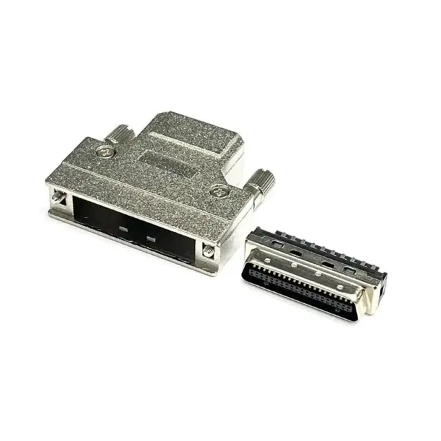 SCSI 40Pin Male Connector With Zinc Hood(Screw Type)