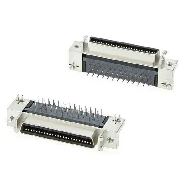 SCSI 50Pin Female Connector Right Angle