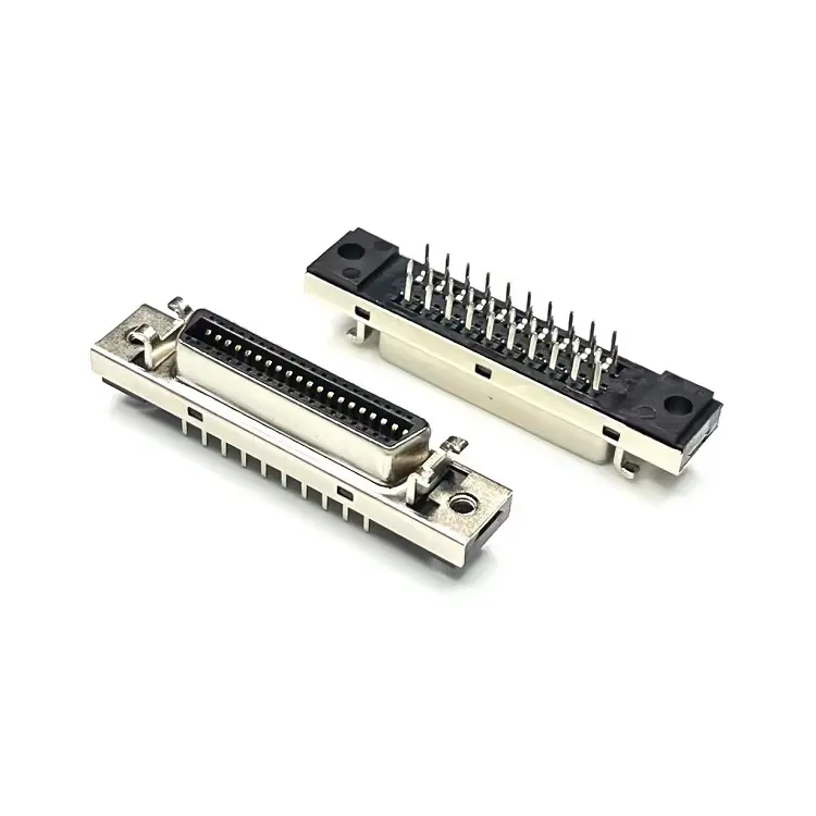 SCSI 40Pin Female Connector Vertical Type — Ribbon Type for PCB from KINKUO