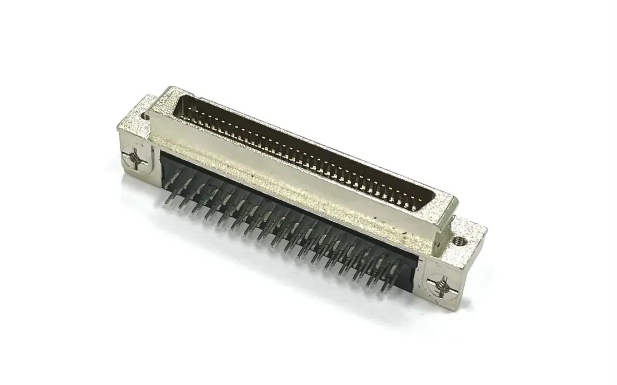 SCSI 68Pin Male Connector Right Angle Type (Honda-Substitute) — Pin Type for PCB from KINKUO