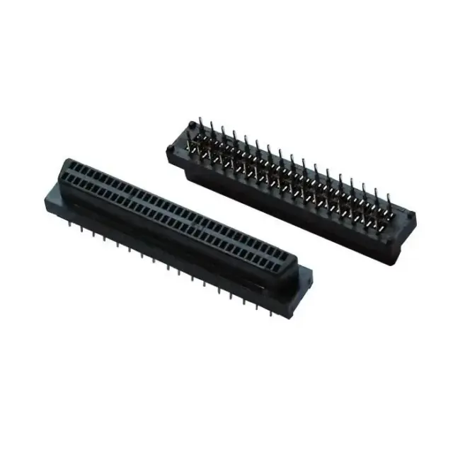 SCSI-II 68Pin Female Plastic Connector Vertical Type For PCB