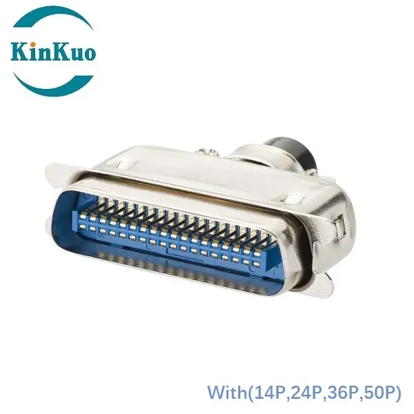 CN 57 Series Male Solder Type Connector With Shield shell For Cable