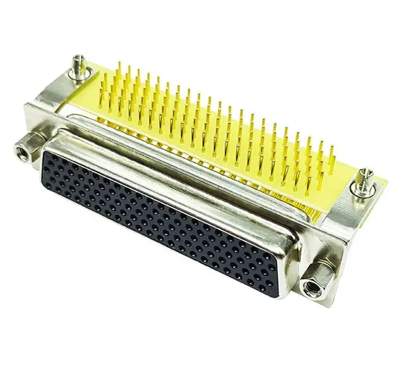 D-SUB 104Pin Female Connector For PCB R/A Type (Machined PIN) — High-quality For PCB from KINKUO