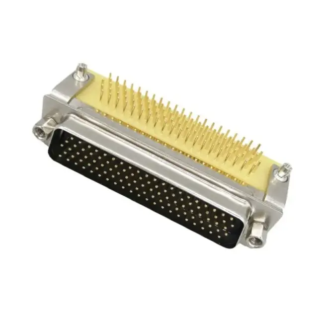 D-SUB 104Pin Male Connector For PCB R/A Type (Machined PIN)
