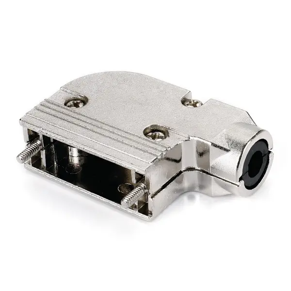 D-SUB 15Pin HDB — D-SUB 15Pin(HDB 26Pin)ZINC Metal Hood (L Type) — Metal Hood from KINKUO
