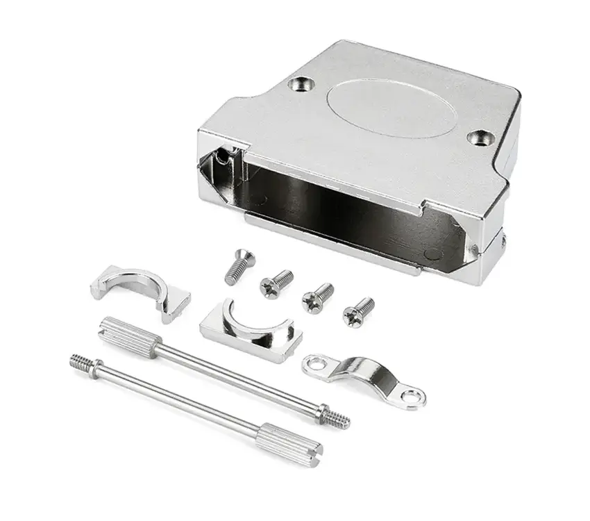 D-SUB 50Pin HDB — D-SUB 50Pin(HDB 78Pin)ZINC Metal Hood (YX Type) — Metal Hood from KINKUO