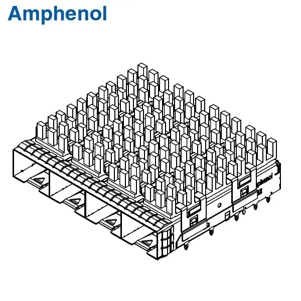 SFP+ 1×4 Cage with Heat sink